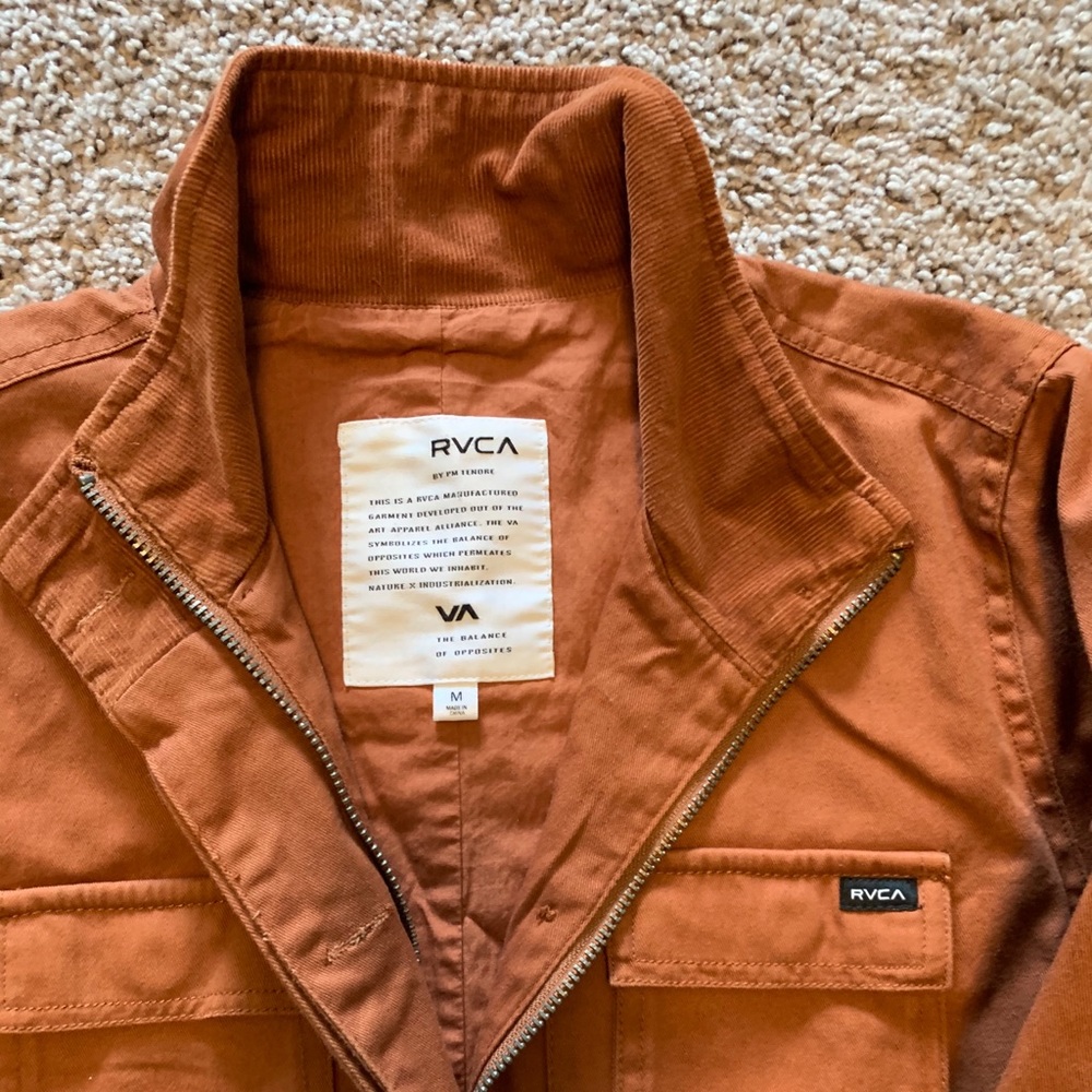 RVCA Women's Military Jacket Medium LIKE NEW - Picture 4 of 5